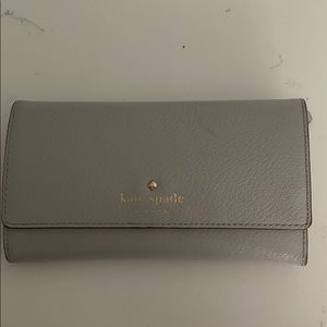 Kate spade grey wallet